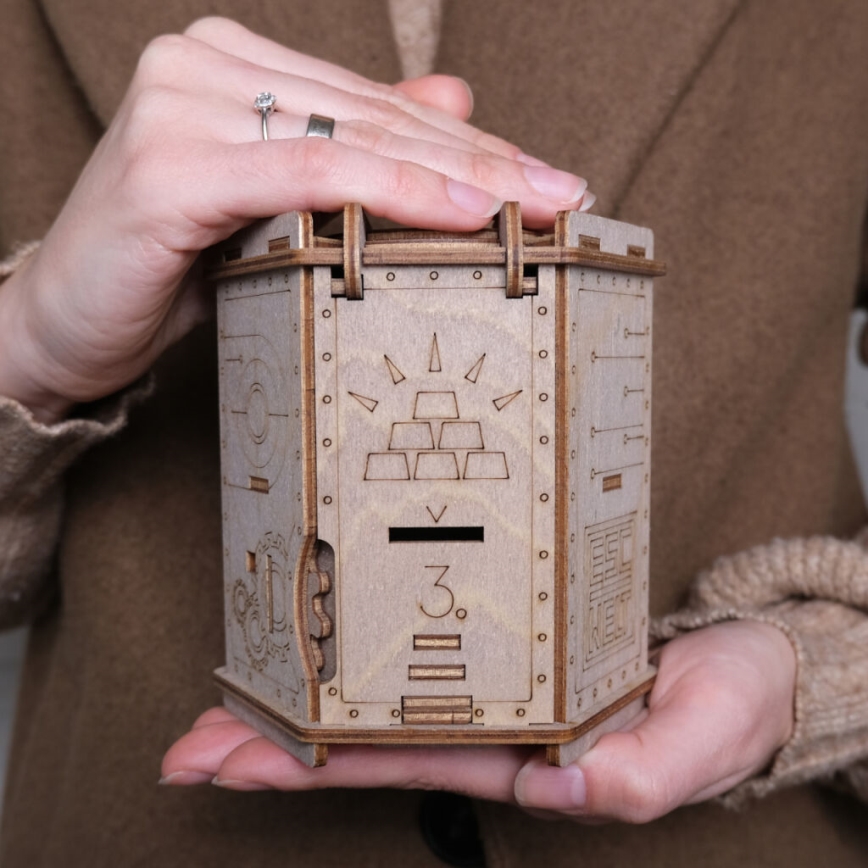 EscapeWelt - Wooden puzzle Fort Knox