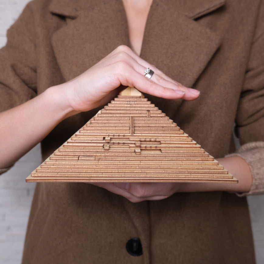 EscapeWelt - Wooden puzzle Pyramid