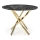 ESTEN 100 cm Dining Table, Black/Gold