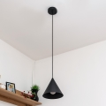 ETNA Cable Pendant Light 1xE27/15W/230V, Ø 18.5 cm, Black