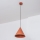 ETNA Cable Pendant Light 1xE27/15W/230V, Ø 18.5 cm, Orange
