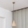 ETNA Cable Pendant Light 1xE27/15W/230V Ø 25 cm Beige