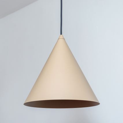 ETNA Cable Pendant Light 1xE27/15W/230V Ø 25 cm Beige