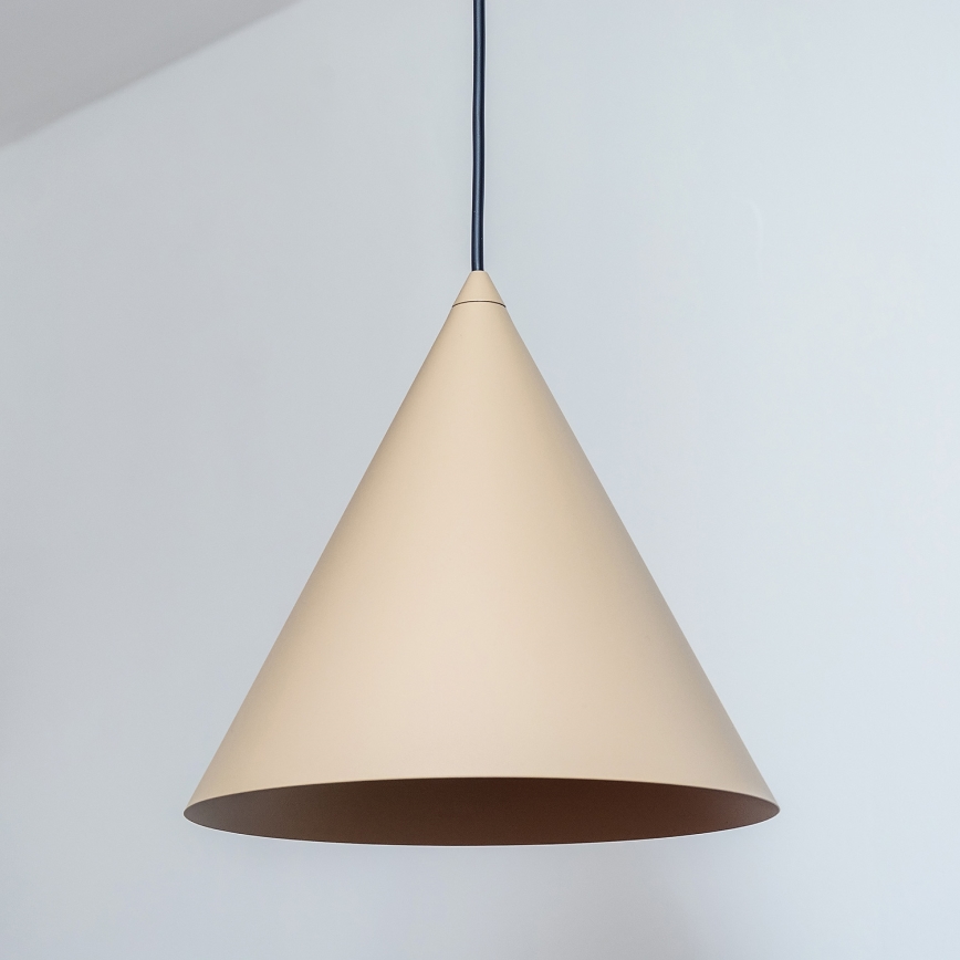 ETNA Cable Pendant Light 1xE27/15W/230V Ø 25 cm Beige