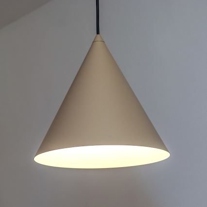 ETNA Cable Pendant Light 1xE27/15W/230V Ø 25 cm Beige