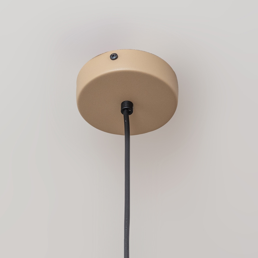 ETNA Cable Pendant Light 1xE27/15W/230V Ø 25 cm Beige