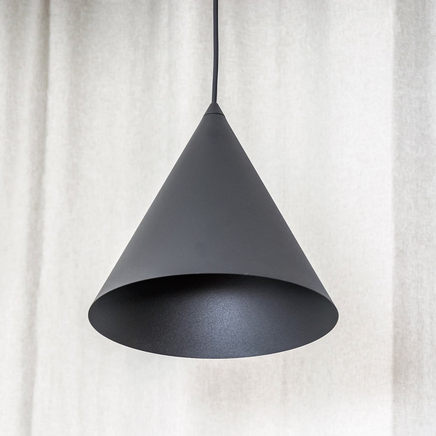 ETNA Cable Pendant Light 1xE27/15W/230V Ø25 cm Black