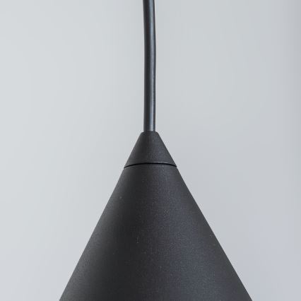 ETNA Cable Pendant Light 1xE27/15W/230V Ø25 cm Black