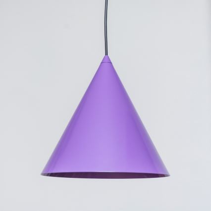 ETNA cable pendant light 1xE27/15W/230V, Ø25 cm, purple