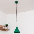 ETNA Cord Pendant Light 1xE27/15W/230V, Ø 18.5 cm, Green