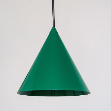 ETNA Cord Pendant Light 1xE27/15W/230V, Ø 18.5 cm, Green