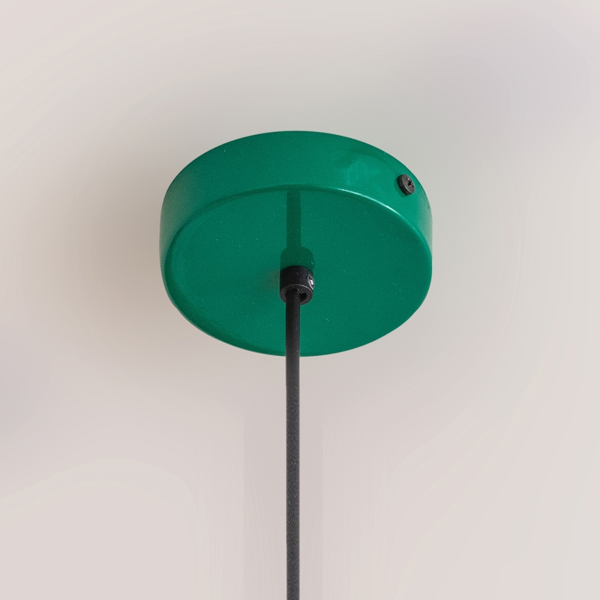 ETNA Cord Pendant Light 1xE27/15W/230V, Ø 18.5 cm, Green