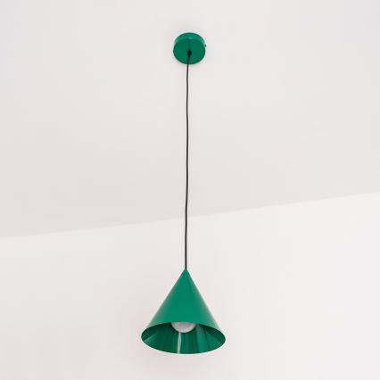 ETNA II Cord Pendant Light 1xE27/15W/230V, Ø 18.5 cm, Green