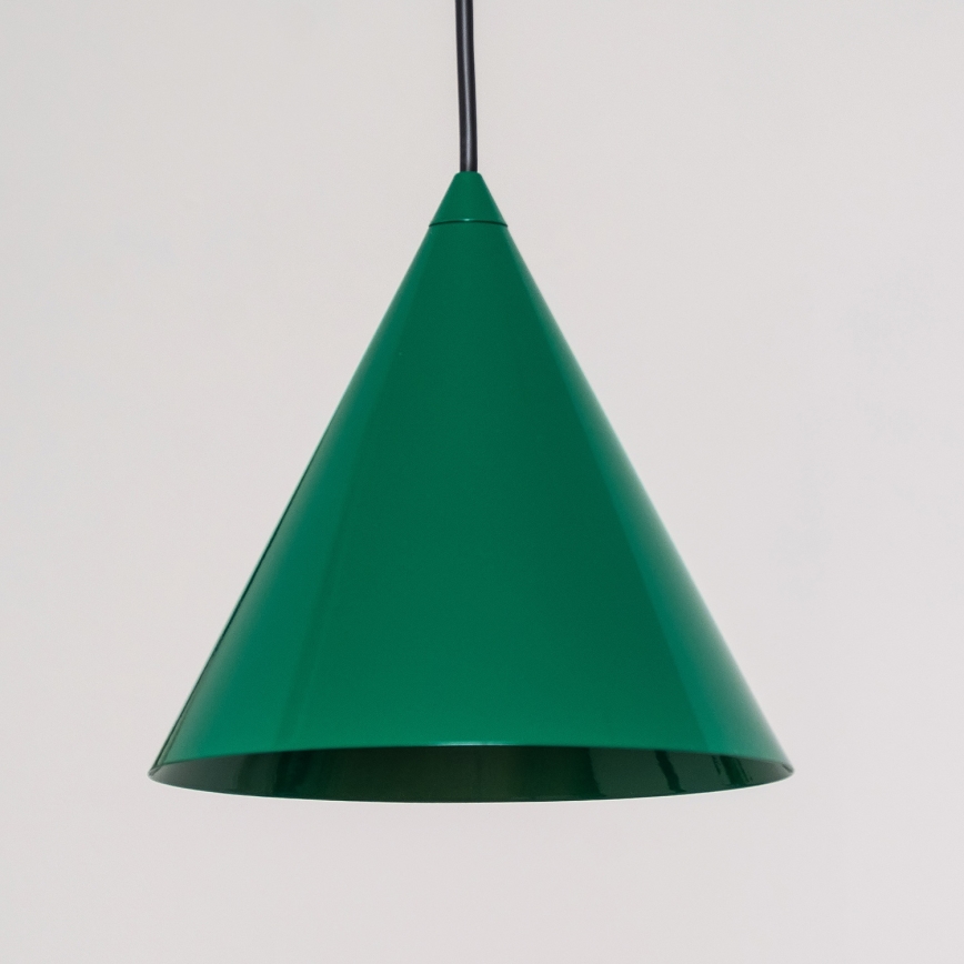 ETNA II Cord Pendant Light 1xE27/15W/230V, Ø 18.5 cm, Green