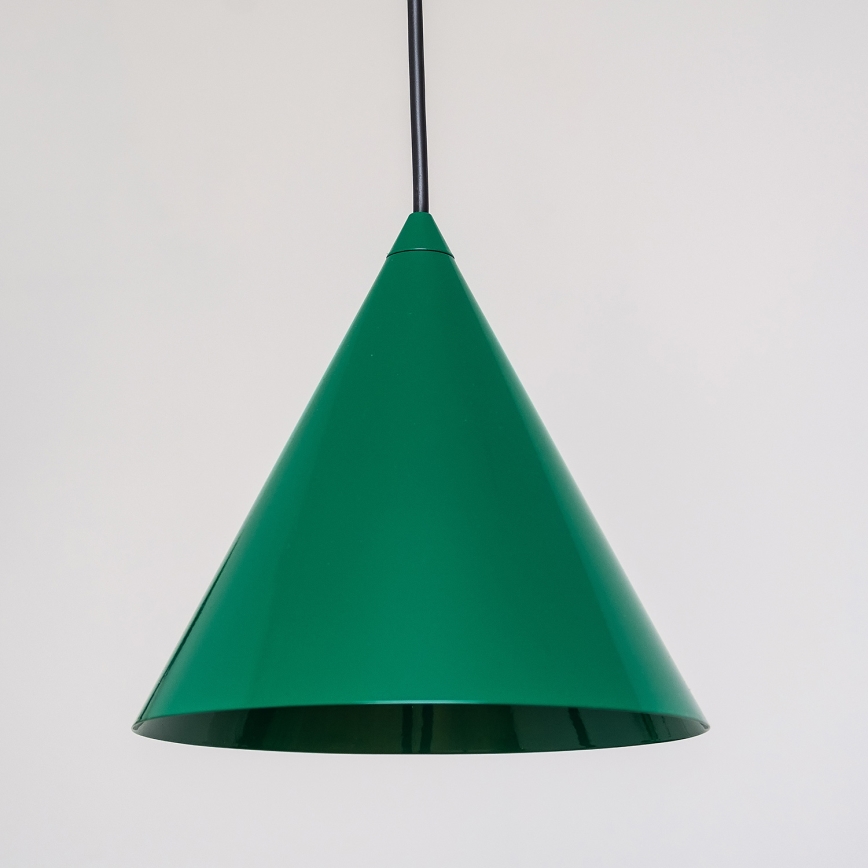 ETNA II Cord Pendant Light 1xE27/15W/230V, Ø 18.5 cm, Green