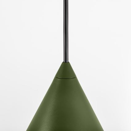 ETNA II Cord Pendant Light 1xE27/15W/230V Ø 25 cm Green