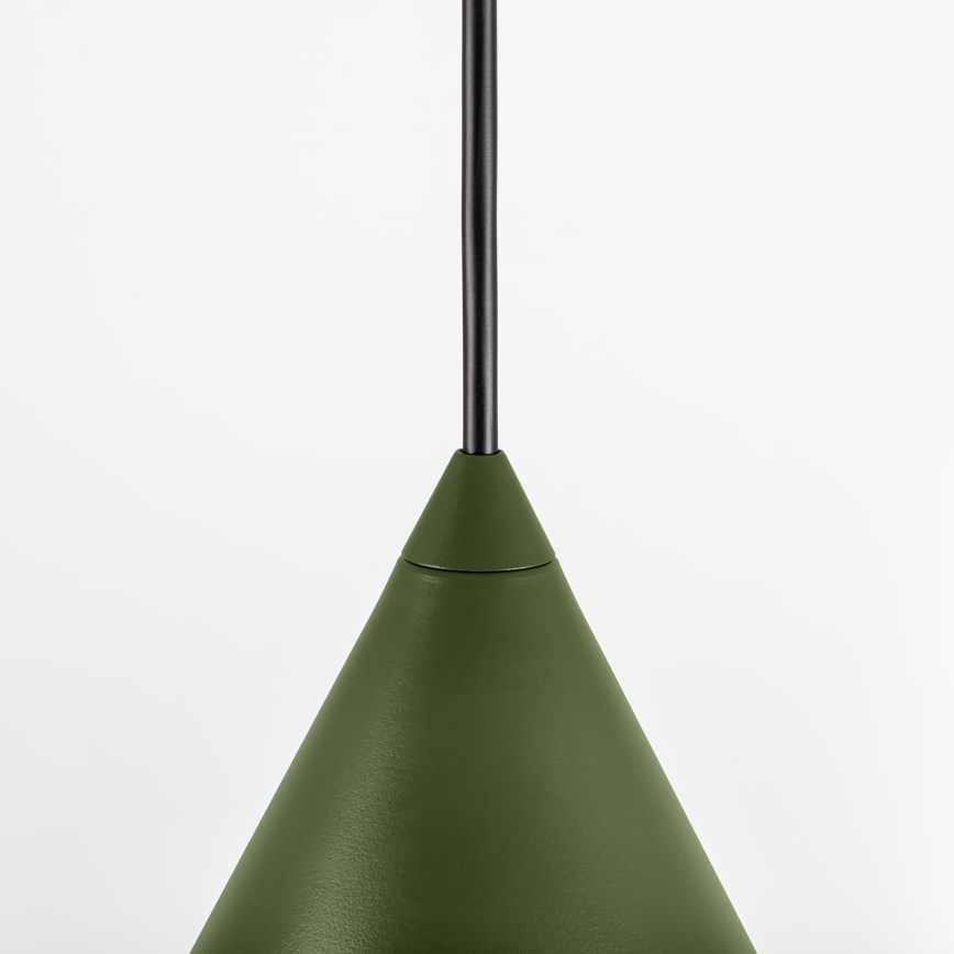 ETNA II Cord Pendant Light 1xE27/15W/230V Ø 25 cm Green