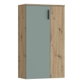 ETON Shoe Cabinet, Artisan Oak/Green
