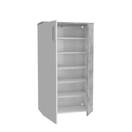 ETON Shoe Cabinet White/Grey Concrete