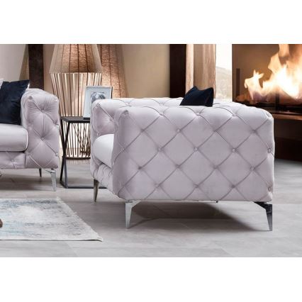 EUGEN Armchair, Light Grey