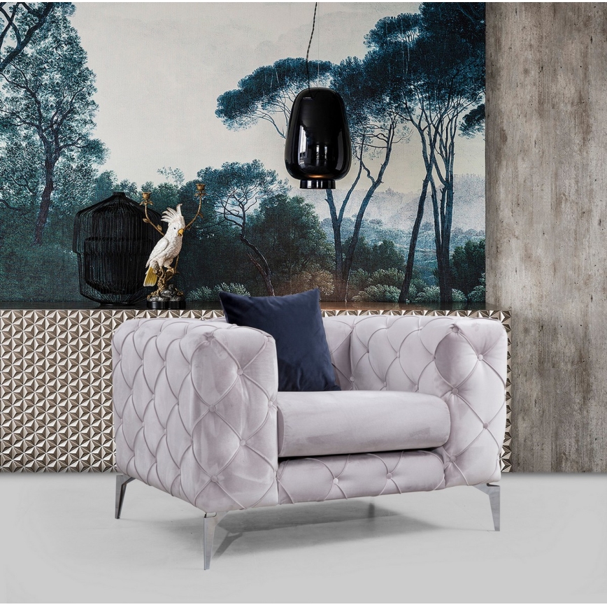 EUGEN Armchair, Light Grey