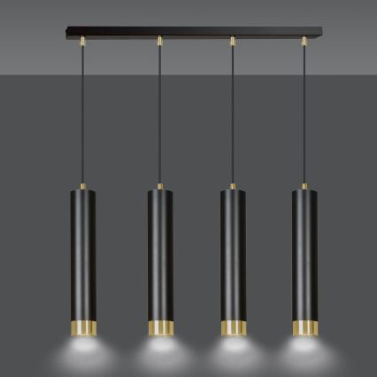 Euluna - Chandelier on a string KUMO 4xGU10/30W/230V