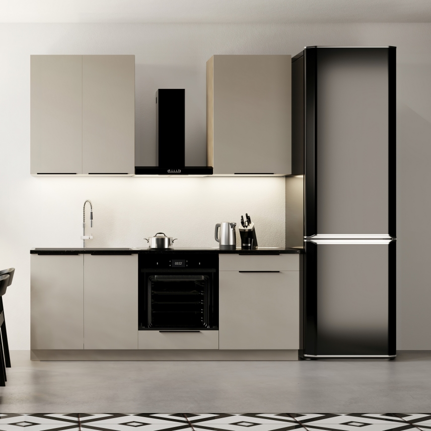 EVE 200 cm Taupe Kitchen Unit