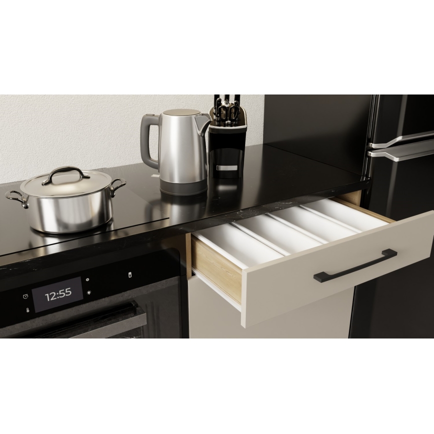 EVE 200 cm Taupe Kitchen Unit