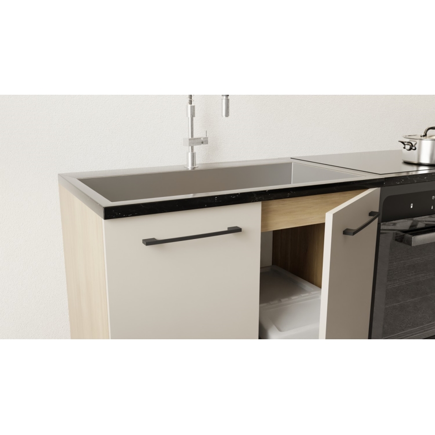 EVE 200 cm Taupe Kitchen Unit