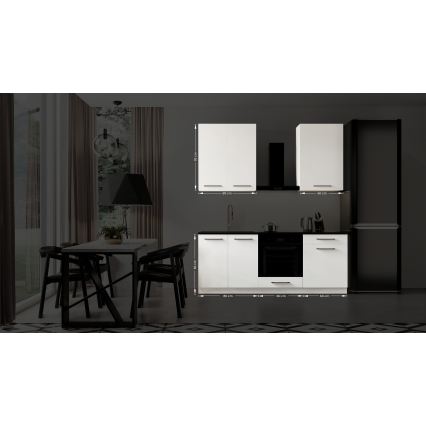 EVE 200 cm White Kitchen Unit