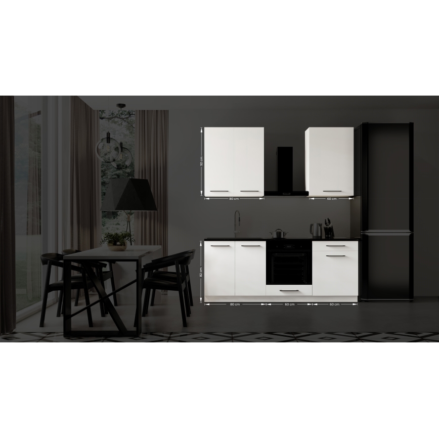 EVE 200 cm White Kitchen Unit