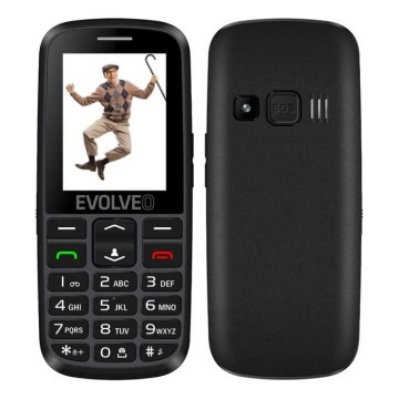 Evolveo - EasyPhone EG 2G Senior Mobile Phone, Black