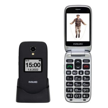 Evolveo - EasyPhone FS, Flip Mobile Phone 2.8