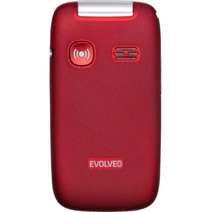 Evolveo - EasyPhone FS flip phone for seniors 2.8 red