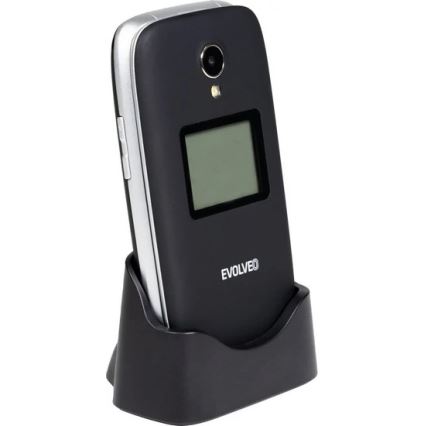 Evolveo - EasyPhone FS senior-friendly flip mobile phone 2.8 black