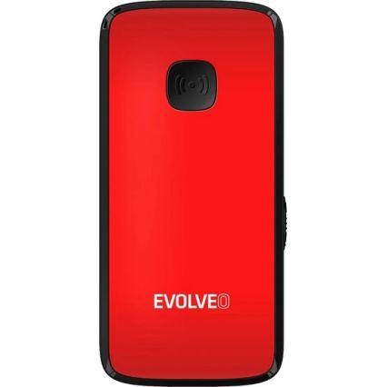 Evolveo - EasyPhone ID, mobile phone for seniors, red
