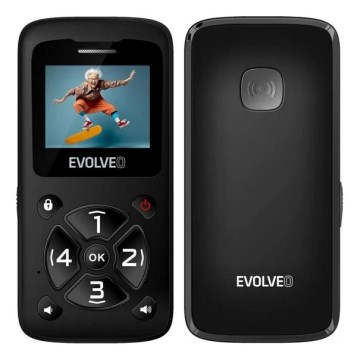Evolveo - EasyPhone ID Senior Mobile Phone, Black