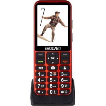 Evolveo - EasyPhone LT, 4G mobile phone for seniors, red