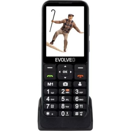 Evolveo - EasyPhone LT, 4G senior-friendly mobile phone, black
