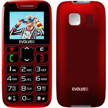 Evolveo - EasyPhone, senior-friendly mobile phone, red