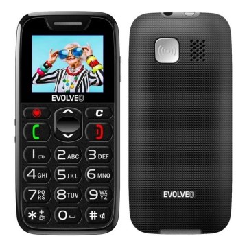Evolveo - EasyPhone Senior Mobile Phone, Black