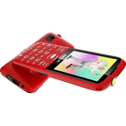 Evolveo - EasyPhone XO, red mobile phone for seniors