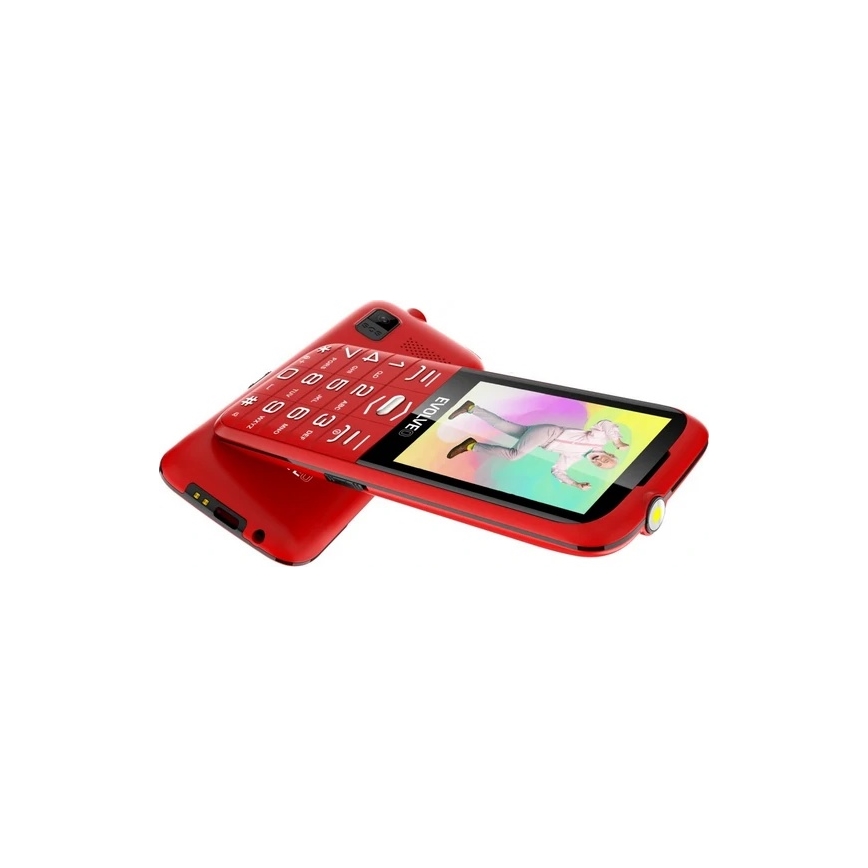 Evolveo - EasyPhone XO, red mobile phone for seniors