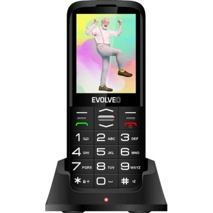 Evolveo - EasyPhone XO, senior-friendly mobile phone, black