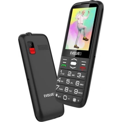 Evolveo - EasyPhone XO, senior-friendly mobile phone, black