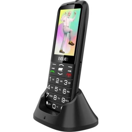 Evolveo - EasyPhone XO, senior-friendly mobile phone, black
