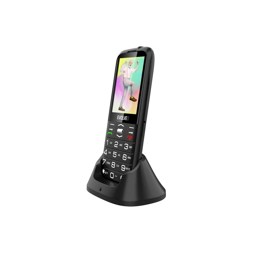 Evolveo - EasyPhone XO, senior-friendly mobile phone, black