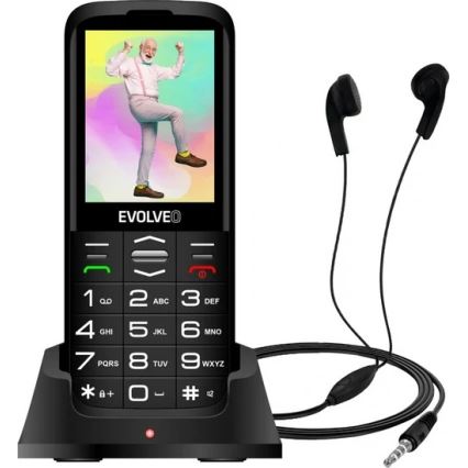 Evolveo - EasyPhone XO, senior-friendly mobile phone, black