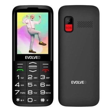Evolveo - EasyPhone XO Senior Mobile Phone, Black