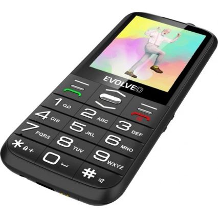 Evolveo - EasyPhone XO Senior Mobile Phone, Black